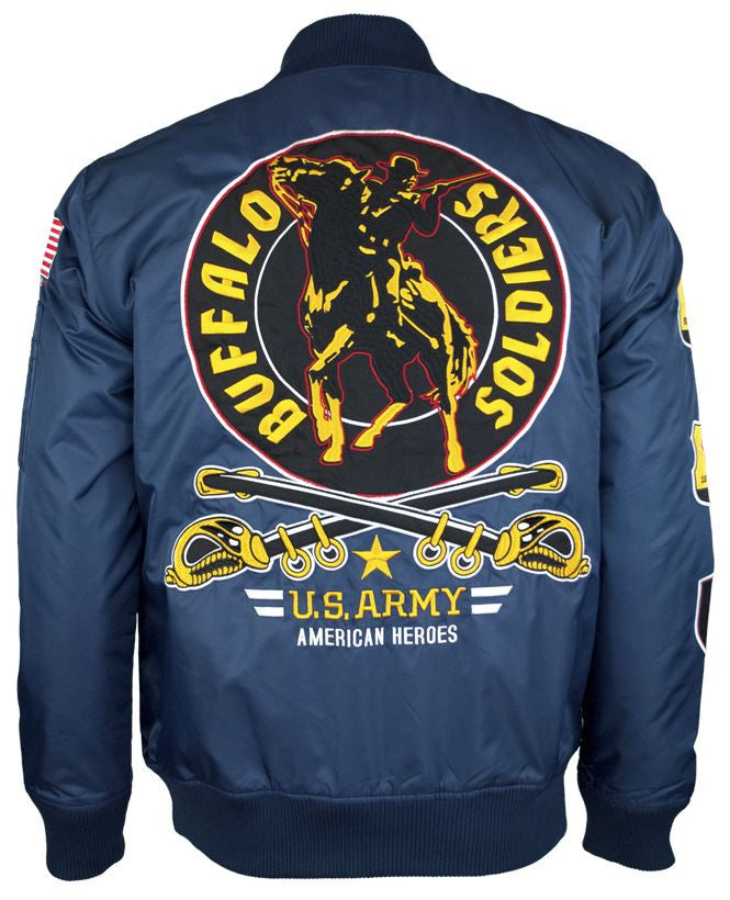 Buffalo Soldiers jacket - bomber - BBJA – It's A Black Thang.com