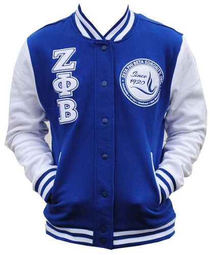 Zeta Phi Beta jacket - fleece with dove on back – It's A Black Thang.com