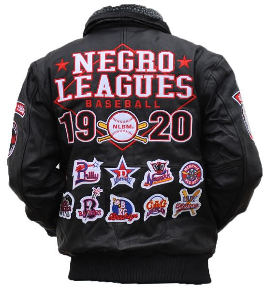 negro league leather jackets