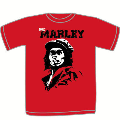 red bob marley shirt