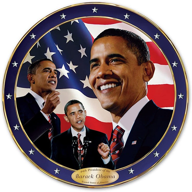 President Obama Yes We Can - commemorative plate – It&#39;s A Black Thang.com