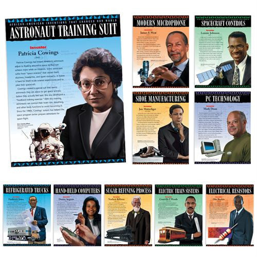 Black History Posters Set Of 10 African American Inventors Its A