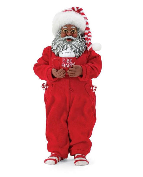 Be Happy - African American Santa figurine – It's A Black Thang.com