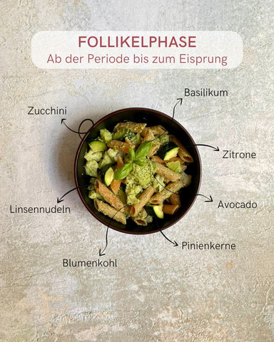 Pasta-für den Zyklus Follikelphase