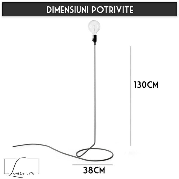 Lampa de Podea Edison de lux