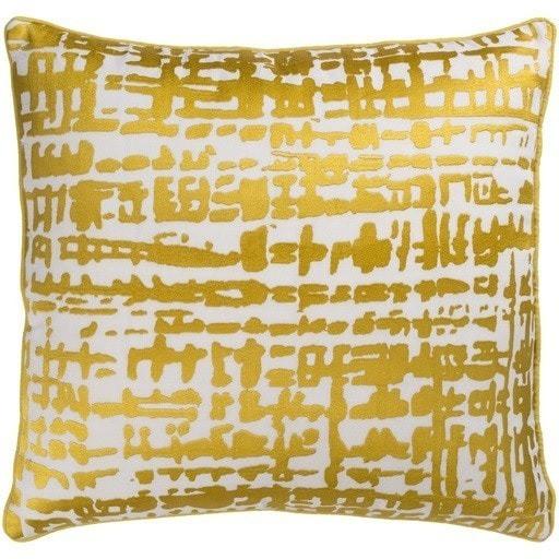 bright yellow pillows