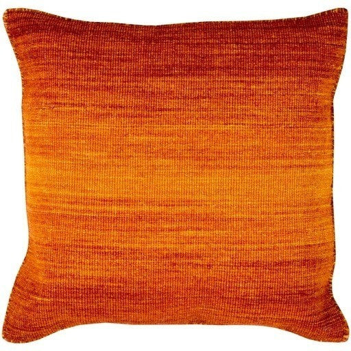 Orange Ombre Carpet Throw Pillow Sky Iris