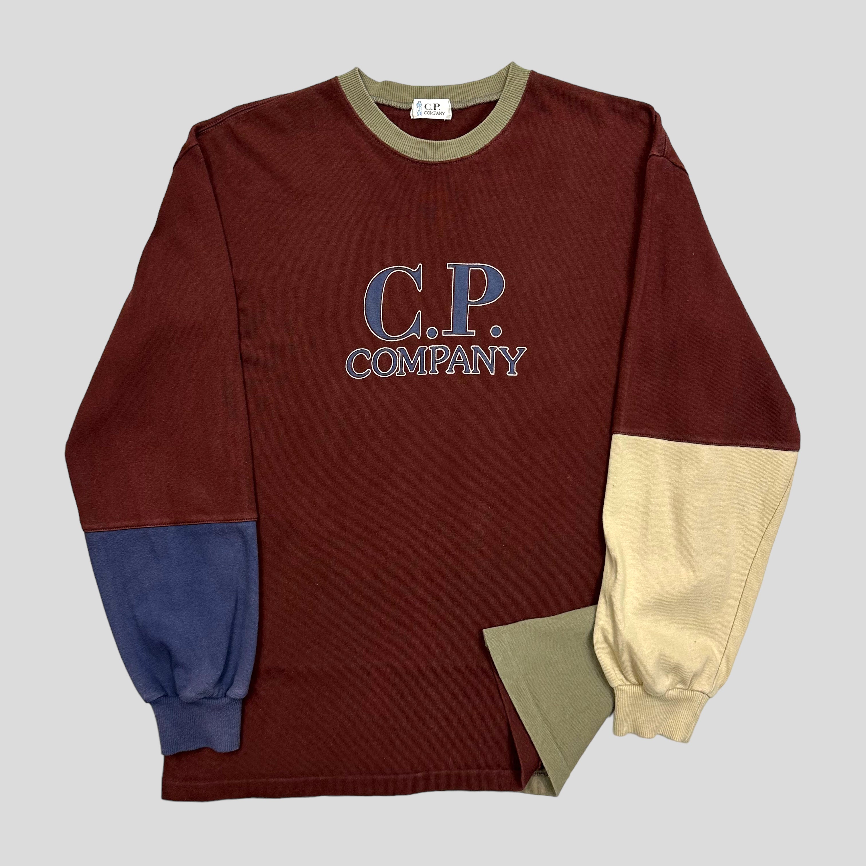 image of CP Company 90’s Colourblock Crewneck - M