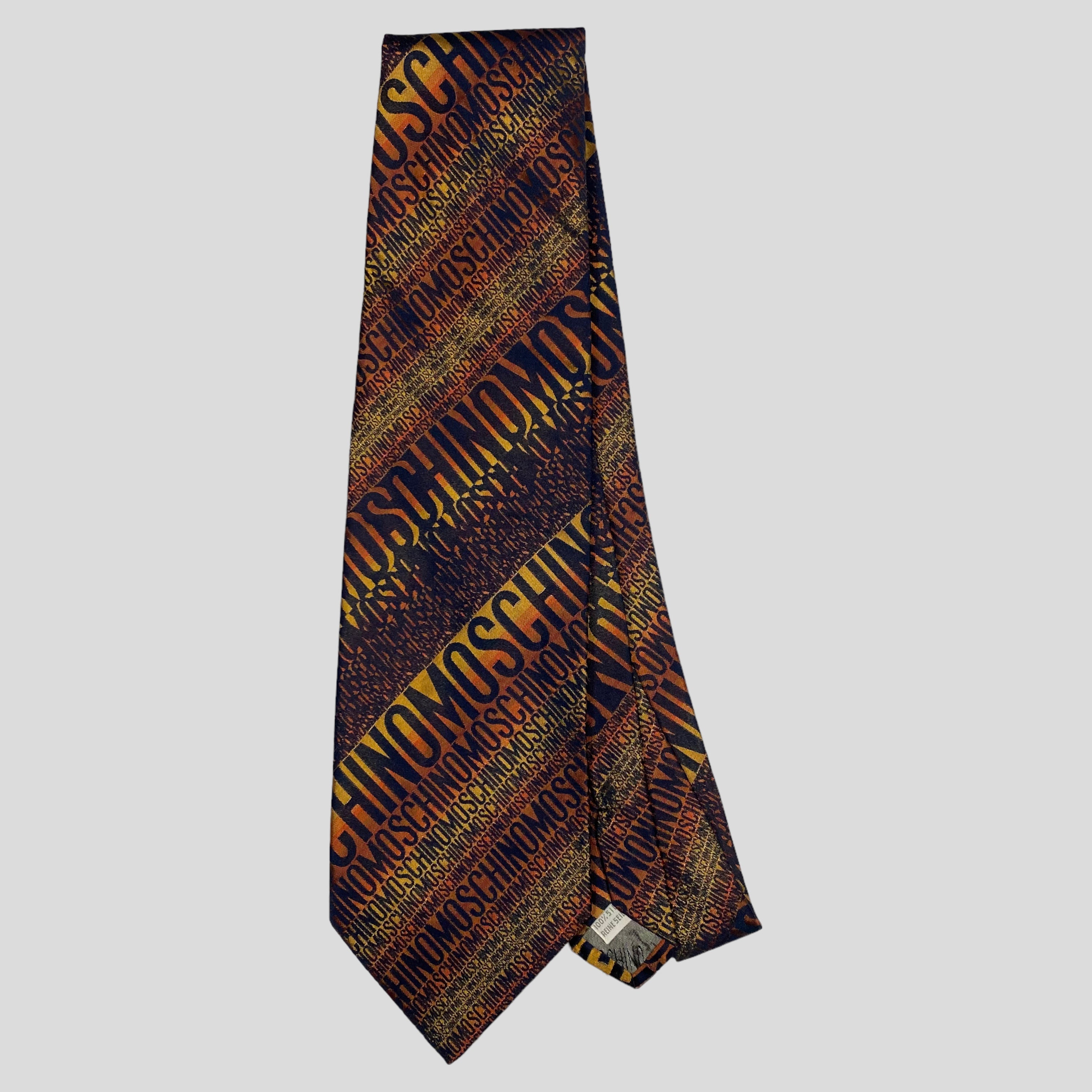 Image of Moschino 90’s Monogram Silk Tie