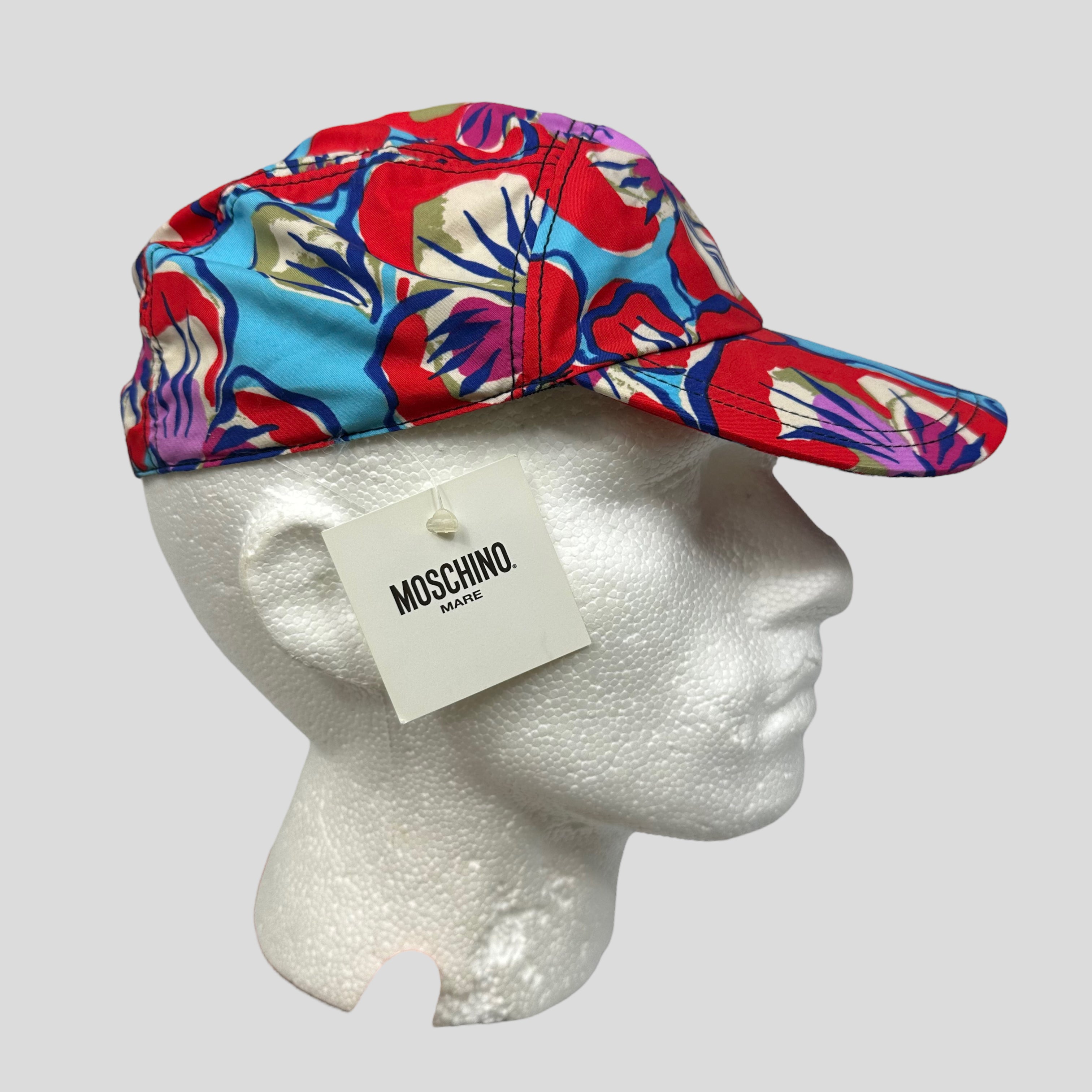 image of Moschino Mare 00’s Floral Neon Cap DSWT - S/M