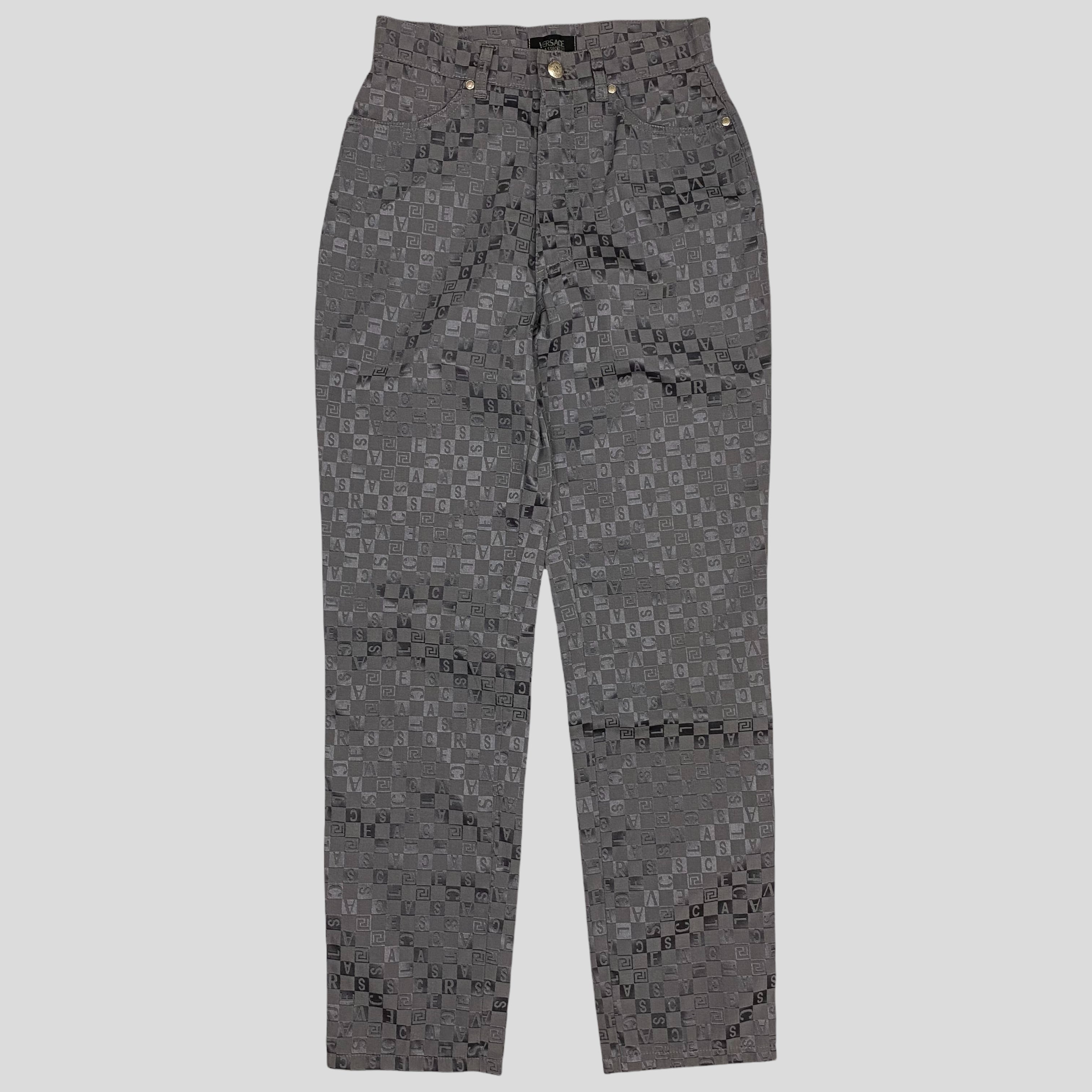 image of Versace Classic V2 Monogram Trousers - W27/28