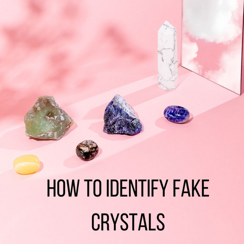 how to identify fake crystals