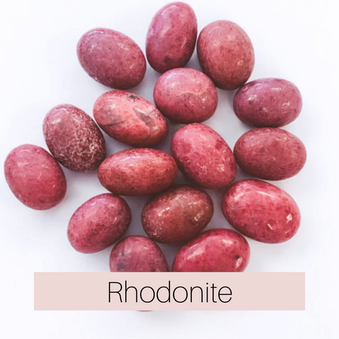 Crystals for manifesting love: rhodonite