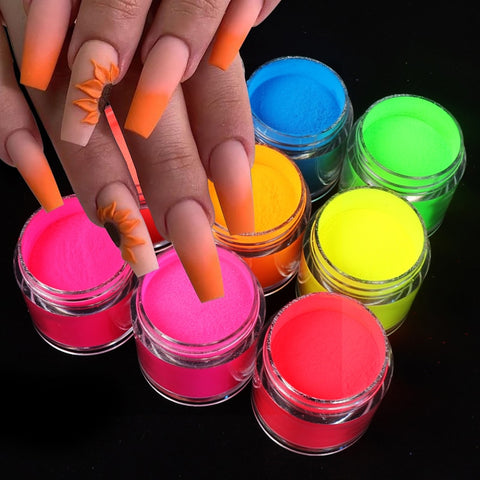 Buy Unicorn Chrome Mirror Powder Crystal AB Aurora Pigment Nails Trend  White Pearl Opalescent Neon Pigment Nail Art Decoration Shimmer Shiny  Online in India - Etsy