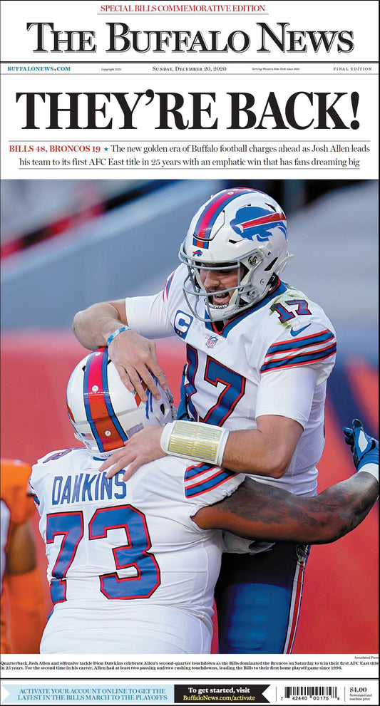 Bills Playoffs - Time To Win Title Is Now - Poster Page – The