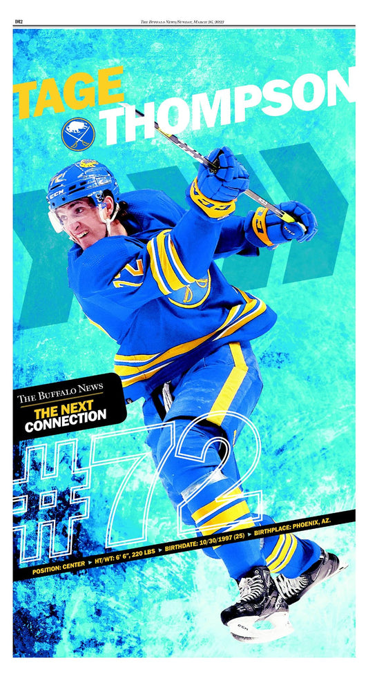 Sabres The Next Connection Poster Series- OWEN POWER – The Buffalo News  Store
