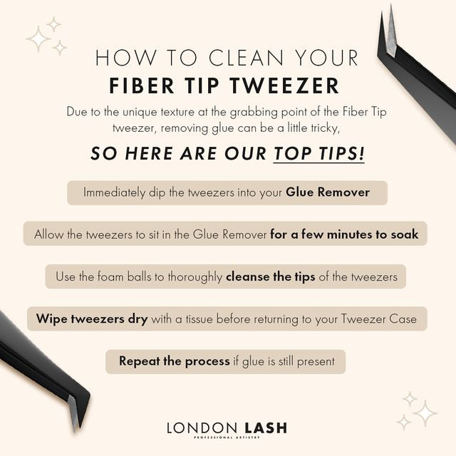 How to Clean Your Fiber Tip Lash Tweezers