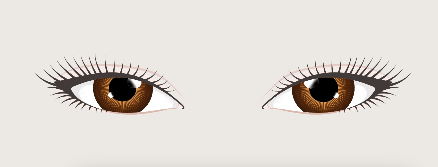 Illustration of Narrow Eyes for Lash Artist Education