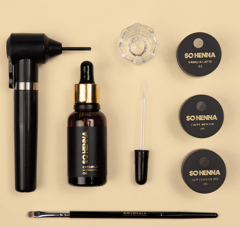 So Henna henna brows kit for beginners