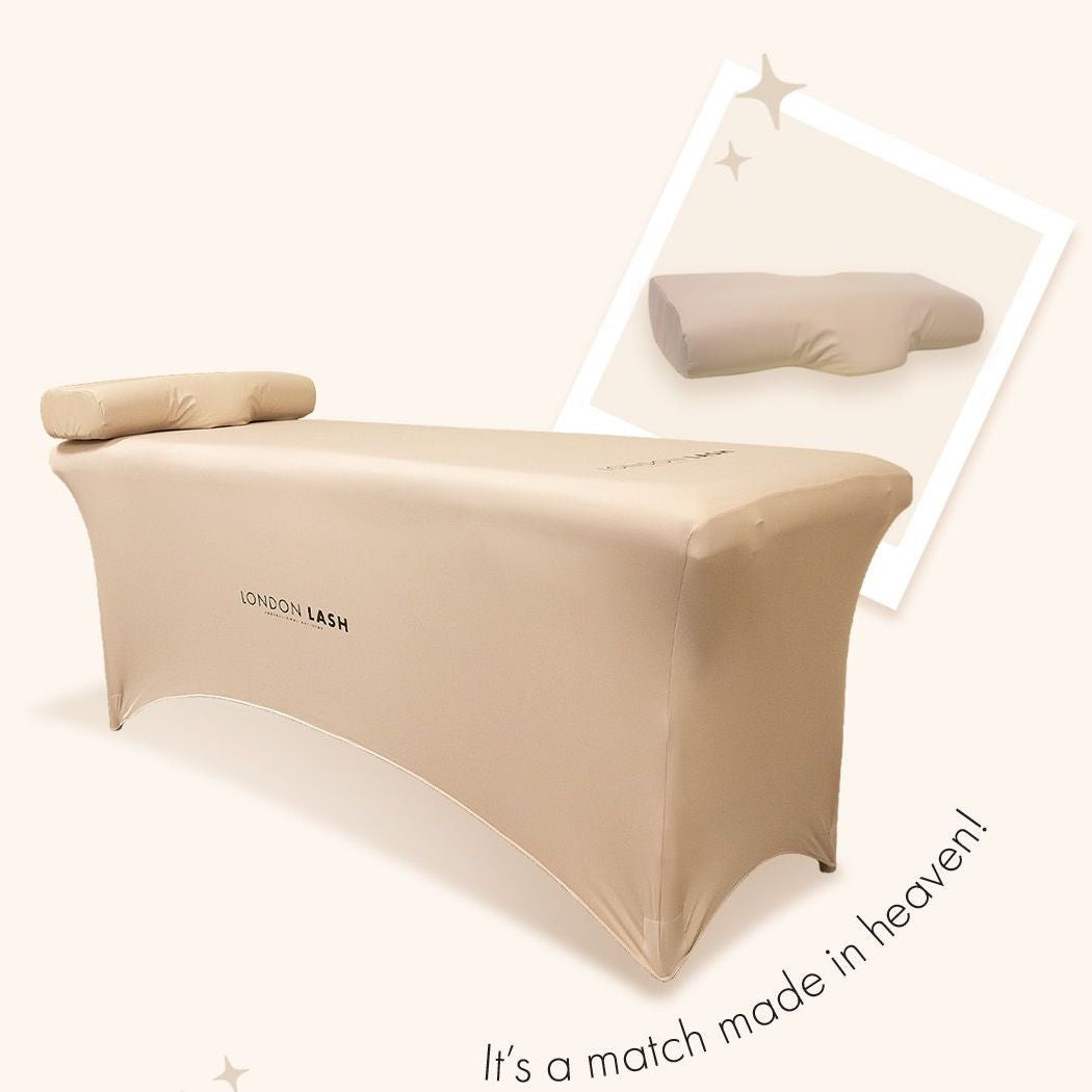 Lash Bed Cover and Memory Foam Lash Pillow from London Lash