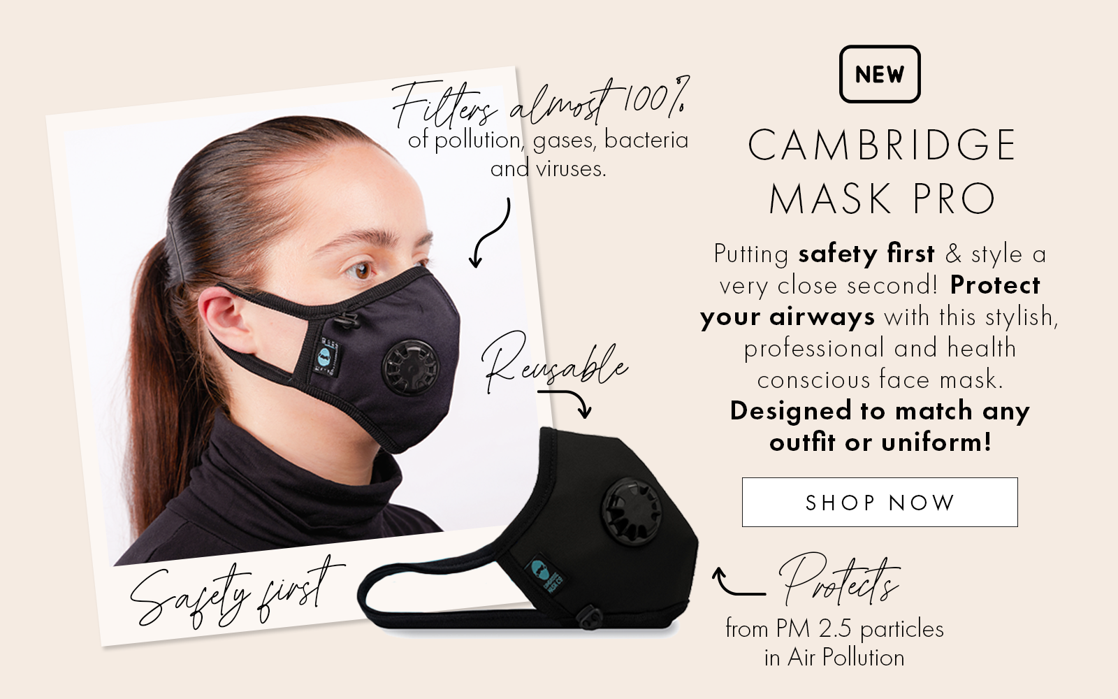 London Lash Cambridge Pro Face Mask