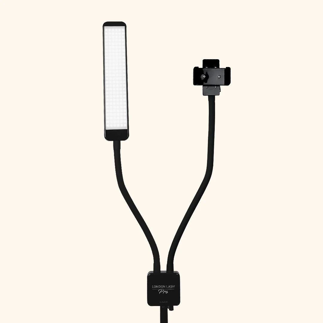 Iluminação LED para técnicos de cílios London Lash Glamcor Capture