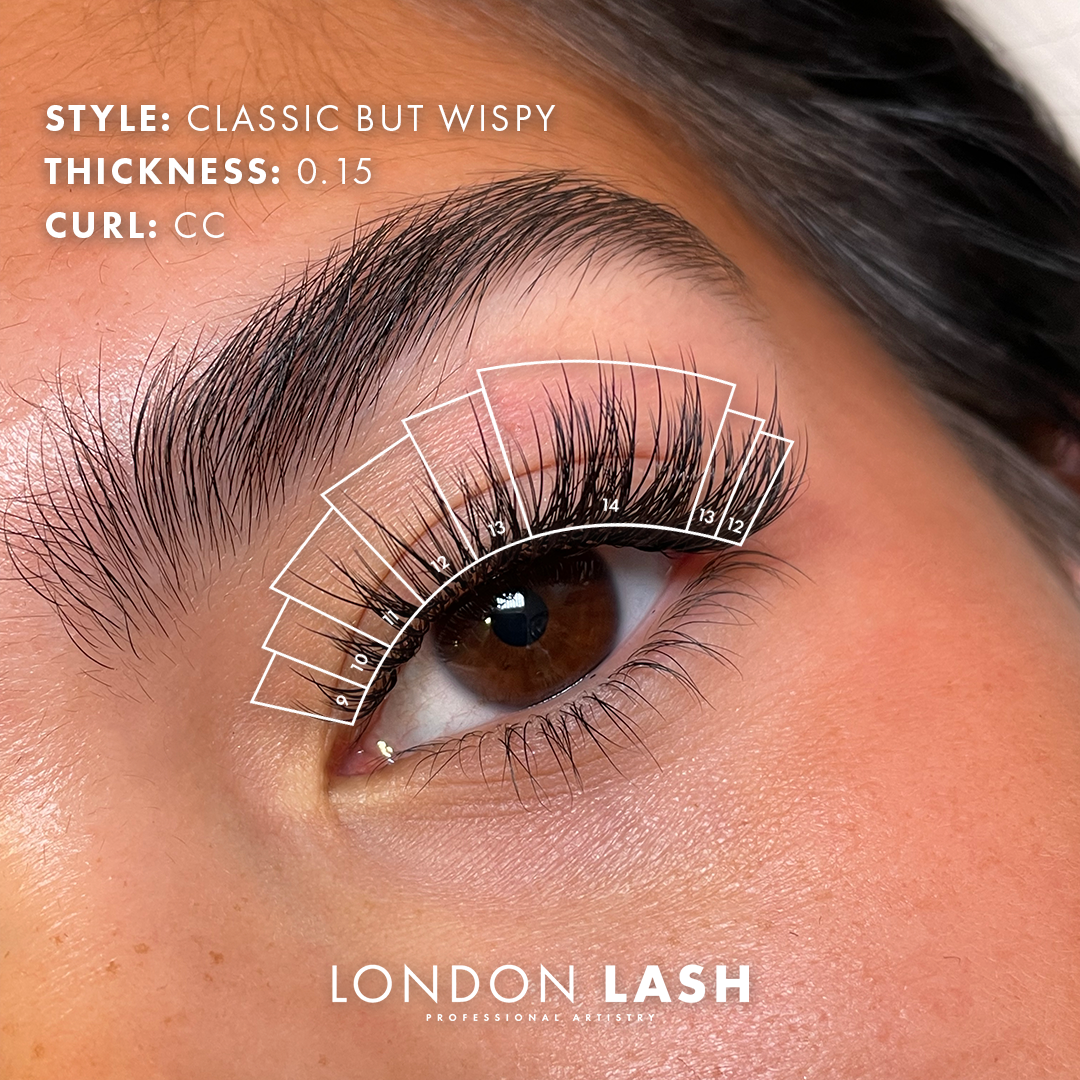 Classic Lashes With Wispy Spikes