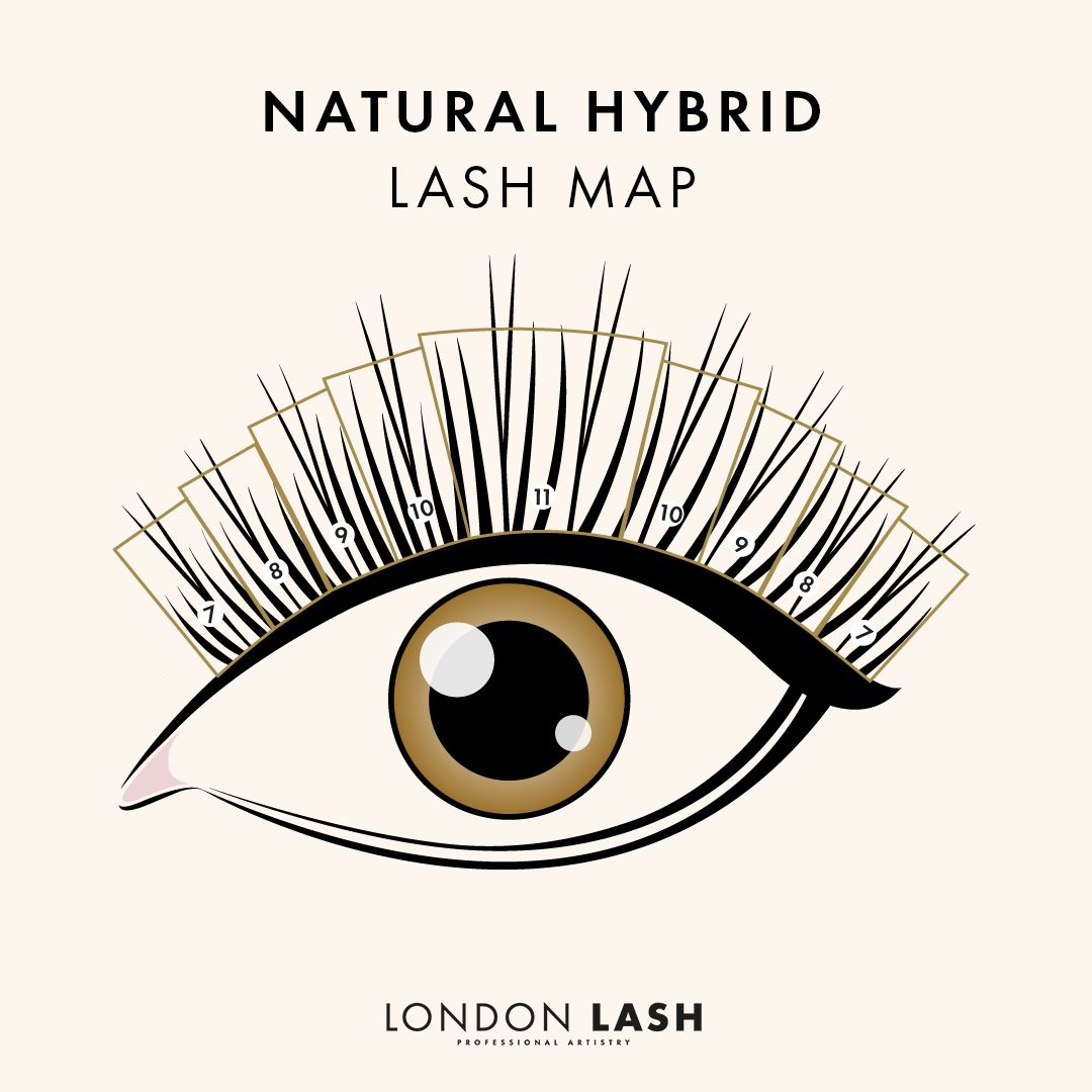 Natural Hybrid Lash Map