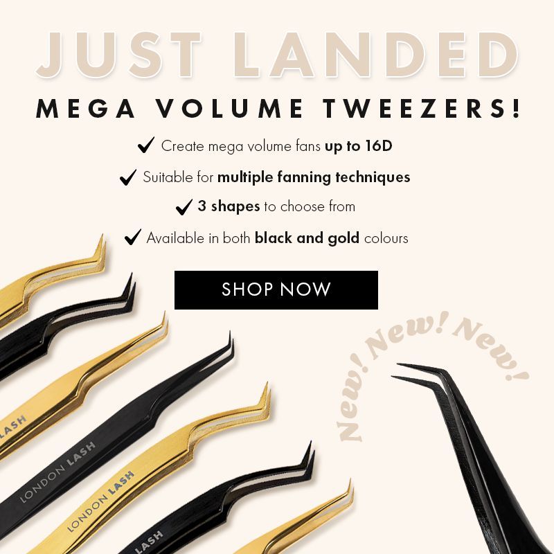 New In London Lash Mega Volume Tweezers