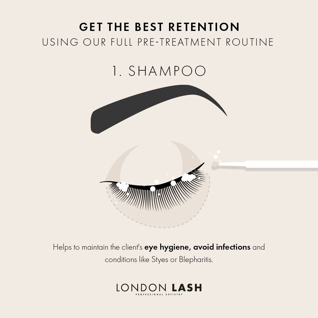 Lash Shampoo Step 1