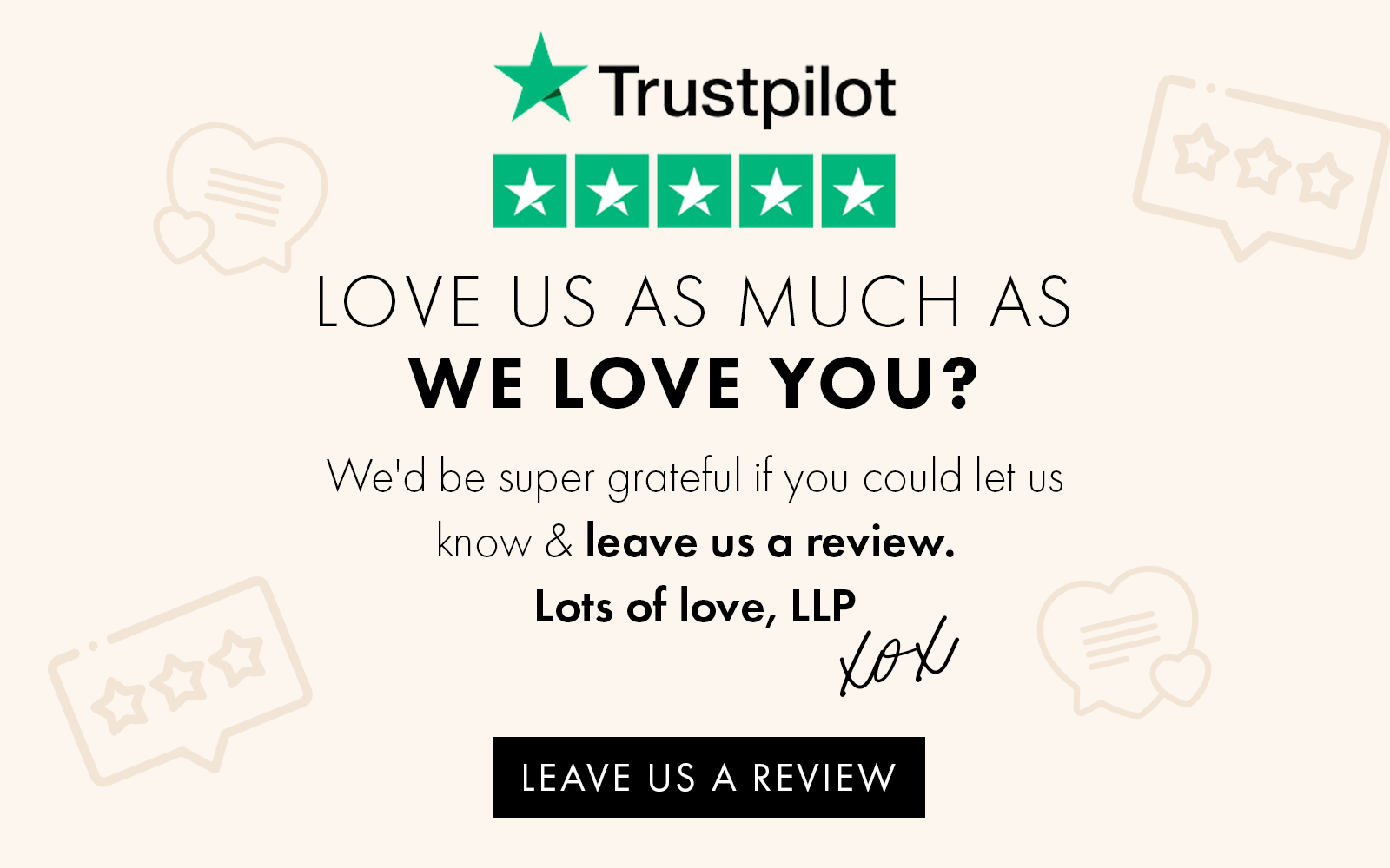 London Lash Trustpilot Review Page
