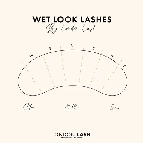 London Lash Wet Look Lashes Mapping GIF