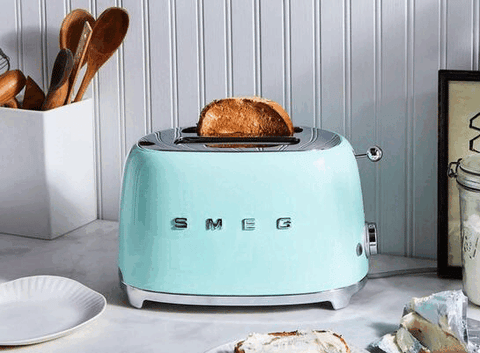 Smeg 2 Slice Toaster Italian Retro Styled Home Appliance