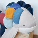 Histoire d'Ours - Rainbox Fish Stuffed Animal Available in 2 Sizes - XL - Playoffside.com