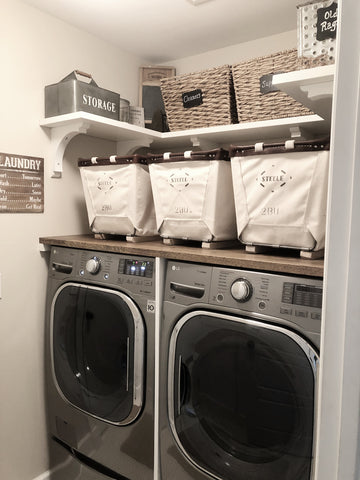 Our Tiny Laundry Room – Steele Canvas Basket Corp
