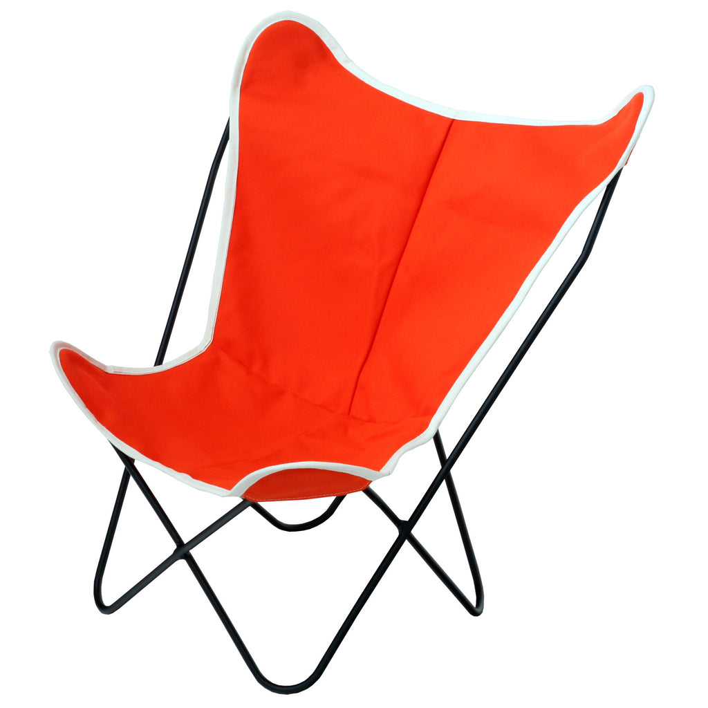 Half Pint Butterfly Sling Chair Orange Steele Canvas Basket Corp