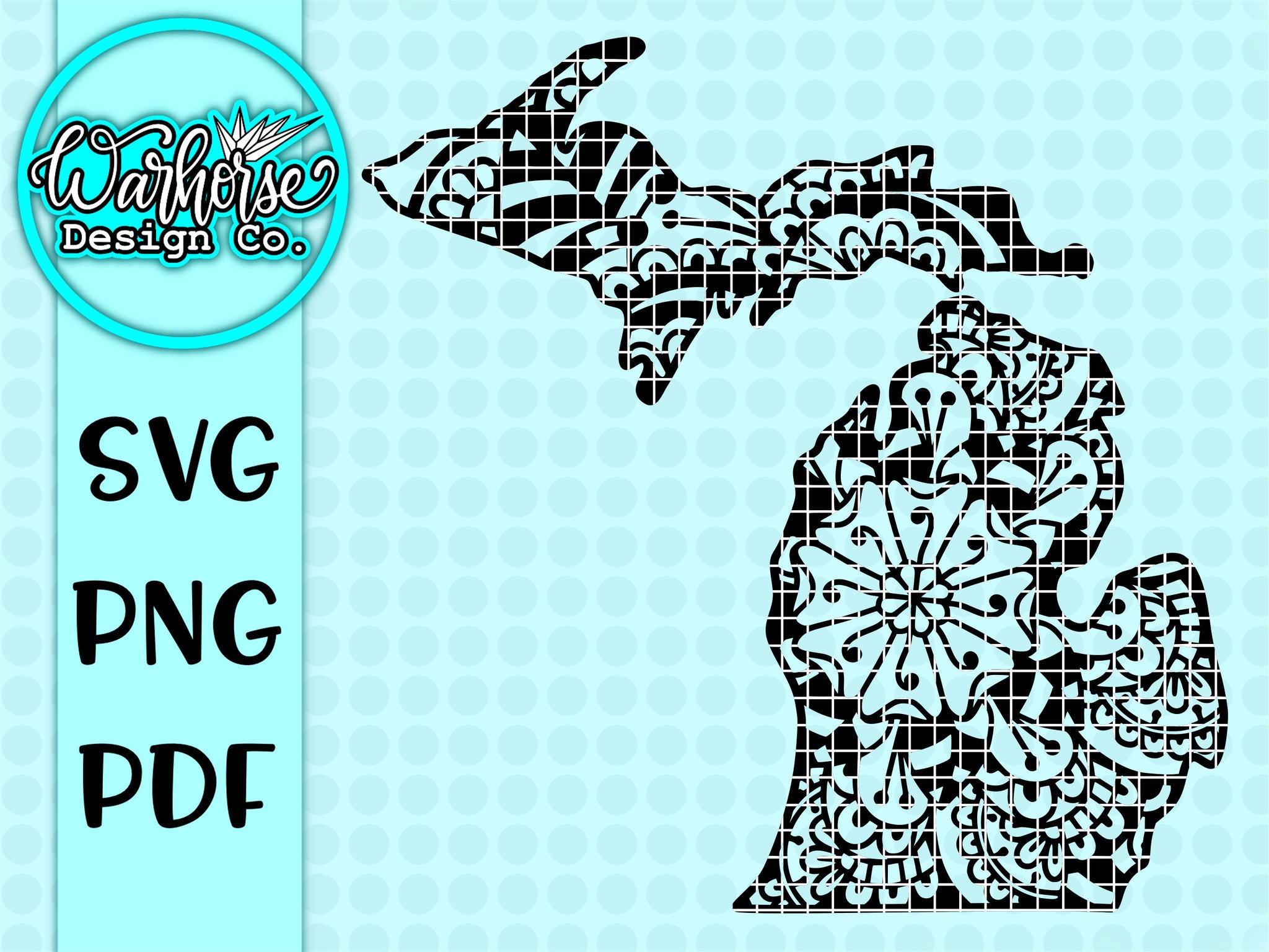 Download Michigan Mandala Svg Png Pdf Warhorse Design Co