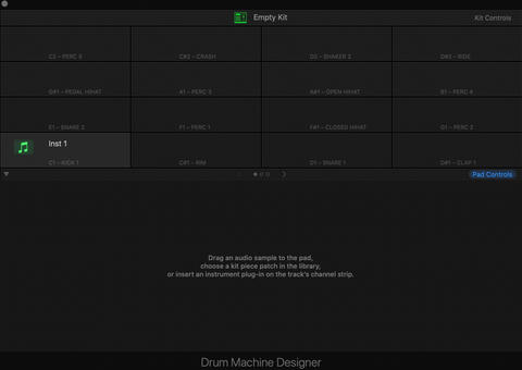 drum machine designer logic pro x