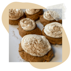 Oasis Adaptogens Not Coffee Pumpkin Creamcheese Cookies