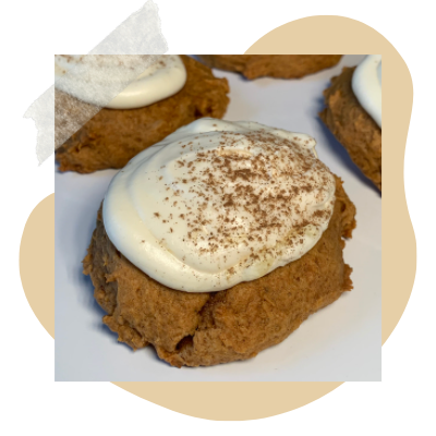 Oasis Adaptogens Not Coffee Pumpkin Creamcheese Cookies