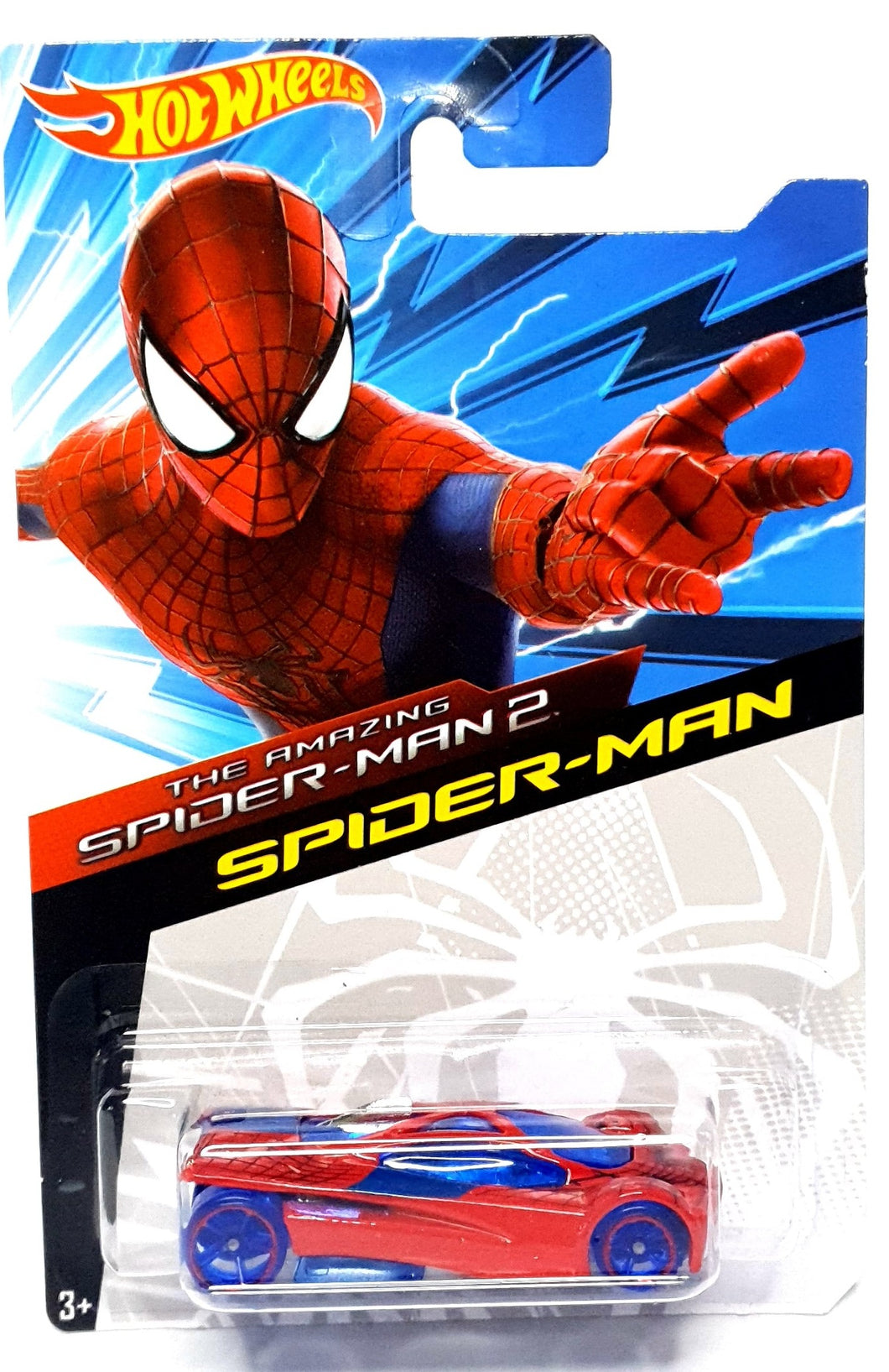 Hot Wheels - SPIDER-MAN CAR THE AMAZING SPIDER-MAN 2 Carded Character Vehicle Car
