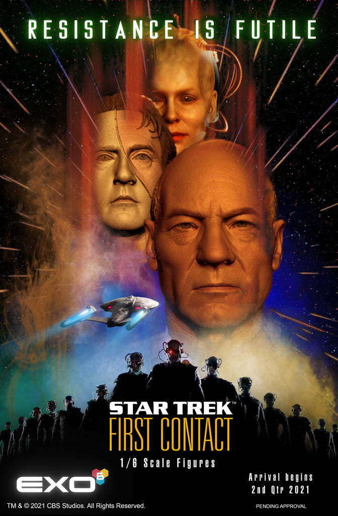 star trek first contact poster