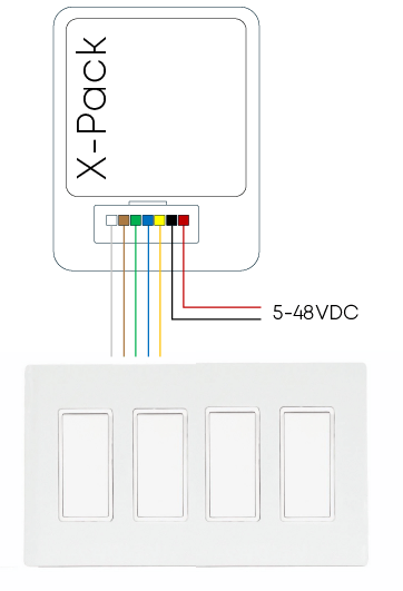 Visiolite X-Pack Wiring Schematics