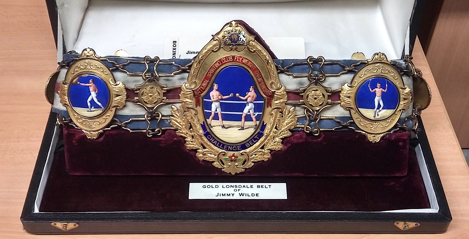 Jimmy Wilde - Gold Lonsdale Belt Taken 3518 at Cardiff