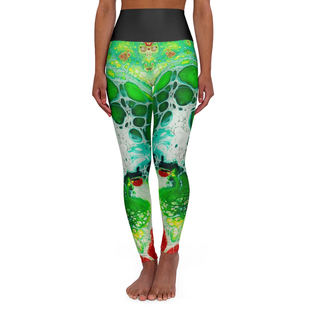 Web Shield - Women's Yoga Leggings - Cameron Creations Ltd.