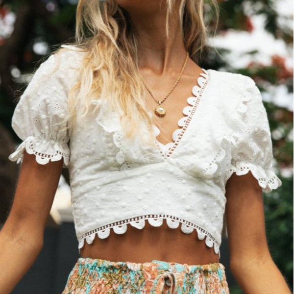 boho crop top