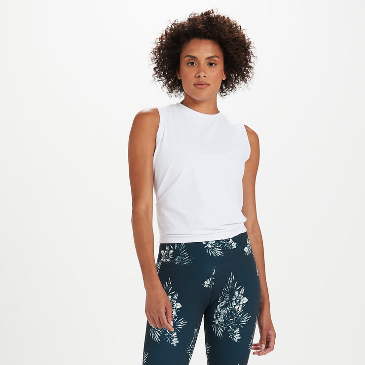 Holly Tie Back Water Tee | White