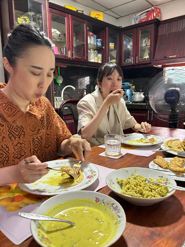 スリランカ家庭でランチ