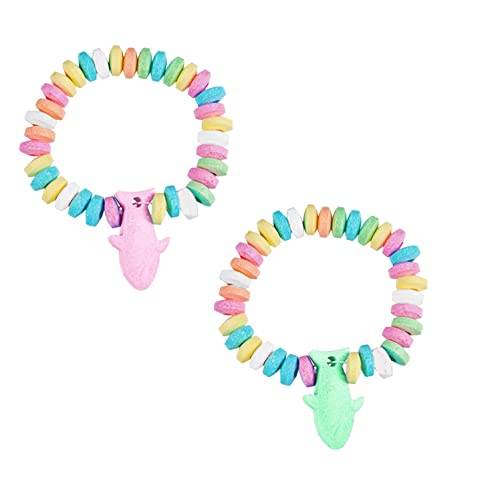 Stretchable Heart Candy Bracelet, Multicolor Fruit-Flavored Chewables for  Party Favors (24-Pack) : : Clothing, Shoes & Accessories