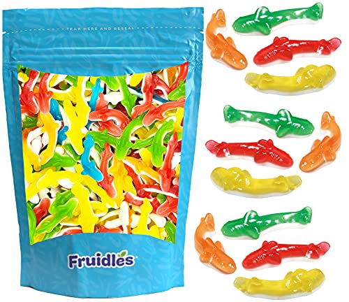 Assorted Swirly Gummi Fish Candy, Delicious Fruit Flavored Gummies